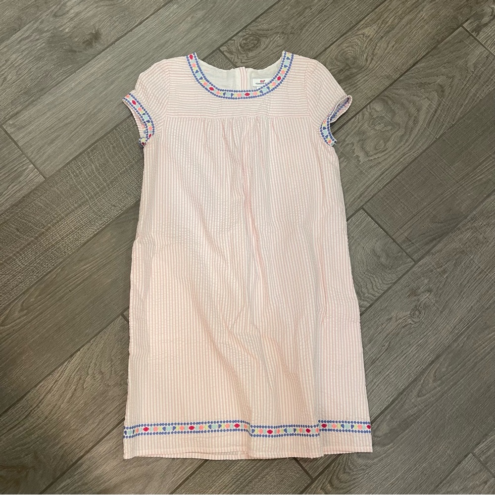 Vineyard Vines Seersucker Striped Dress